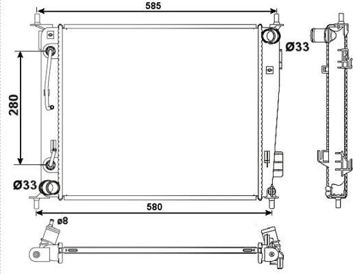 NRF 53058 - RADIATORS 53058