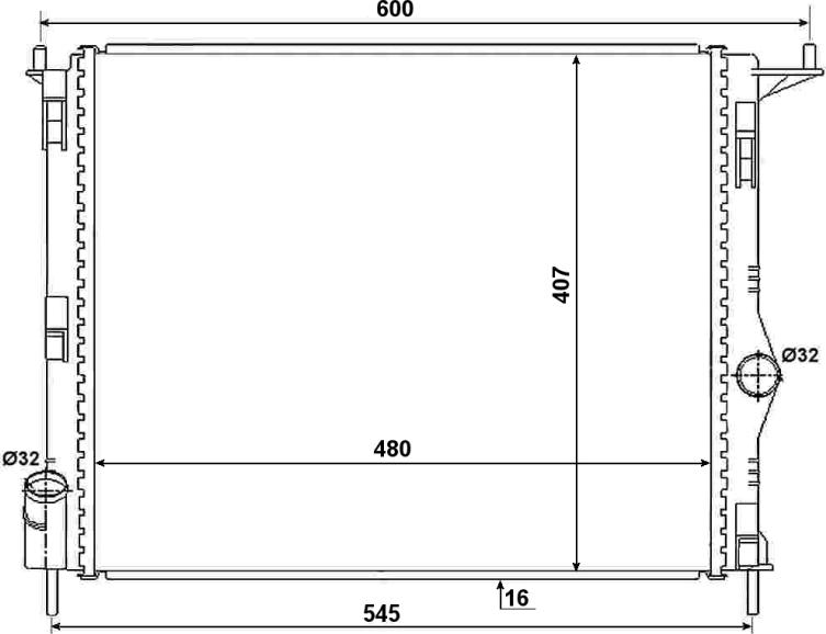 NRF 53069A - RADIATORS 53069A