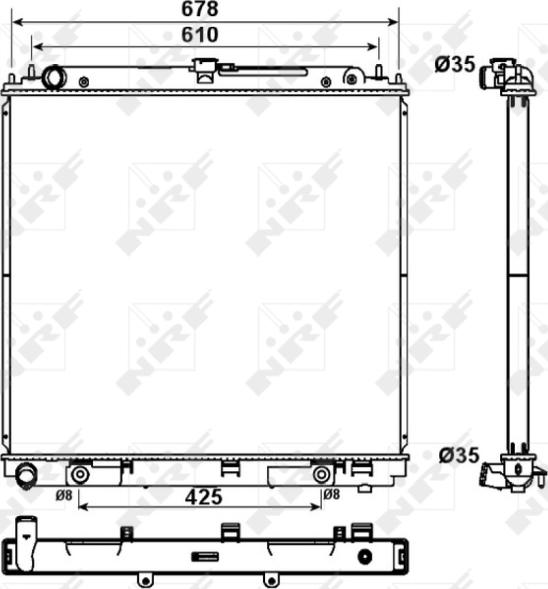 NRF 53179 - 53179 RADIATORS NISSAN