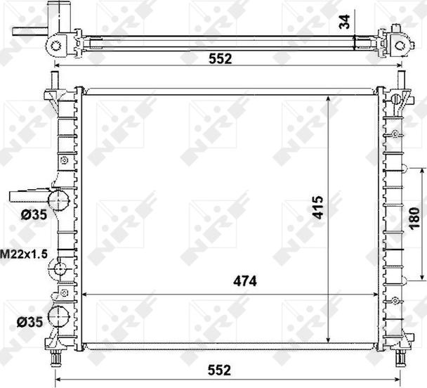 NRF 53227 - RADIATORS 53227