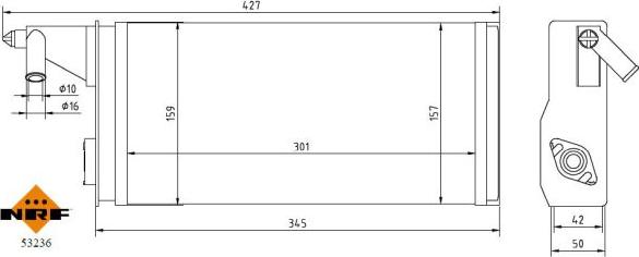 NRF 53236A - SALONA RADIATORS 53236A