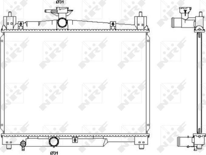NRF 53270 - 53270 RADIATORS TOYOTA