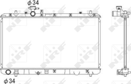 NRF 53581 - 53581 RADIATORS SUZUKI