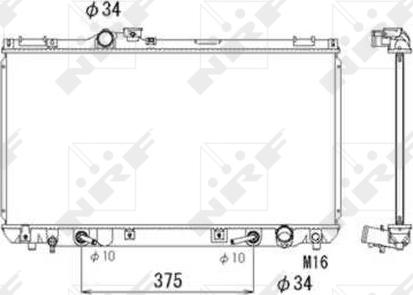 NRF 53586 - 53586 RADIATORS LEXUS