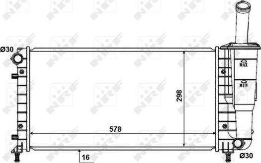 NRF 53601 - Radiators, Motora dzesēšanas
