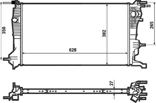 NRF 53963 - 53963 RADIATORS RENAULT
