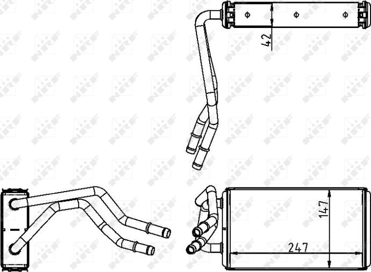 NRF 54227 - 54227 SALONA RADIATORS