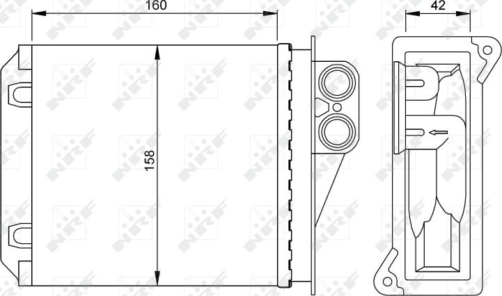 NRF 54236 - 54236 SALONA RADIATORS