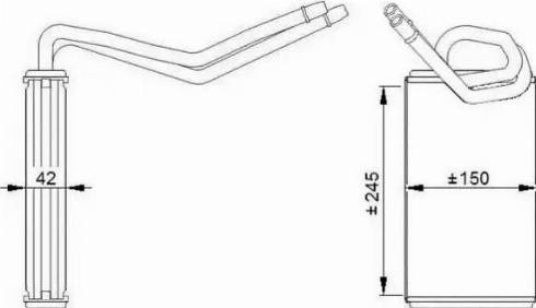 NRF 54288 - 54288 SALONA RADIATORS