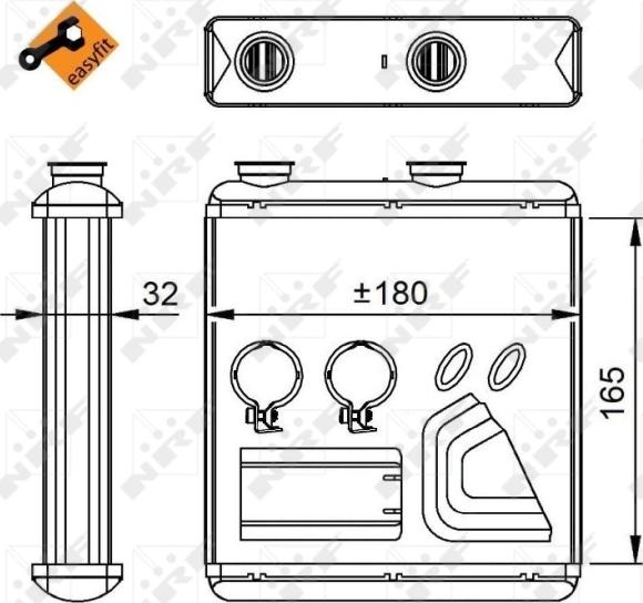 NRF 54298 - 54298 SALONA RADIATORS