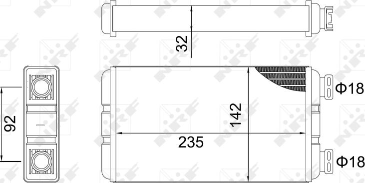 NRF 54312 - 54312 SALONA RADIATORS