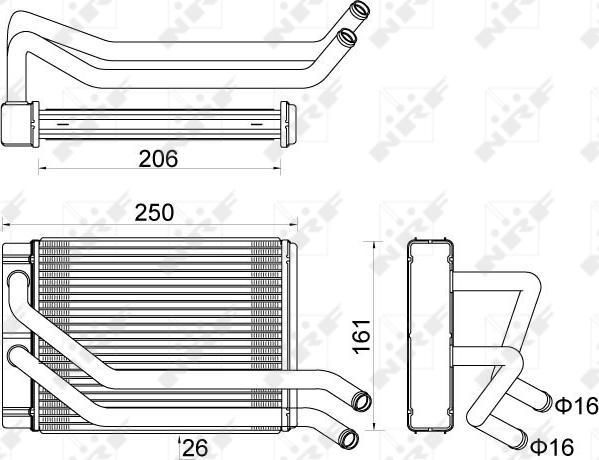 NRF 54313 - 54313 SALONA RADIATORS