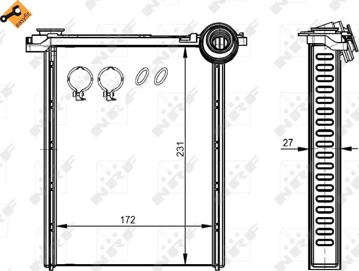 NRF 54314 - 54314 SALONA RADIATORS