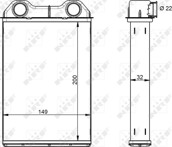 NRF 54341 - 54341 SALONA RADIATORS