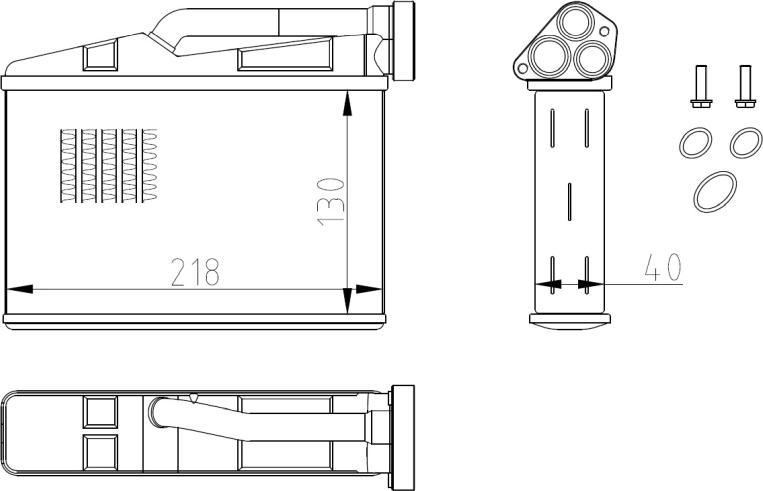 NRF 54409 - SALONA RADIATORS 54409