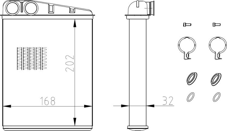 NRF 54410 - 54410 SALONA RADIATORS