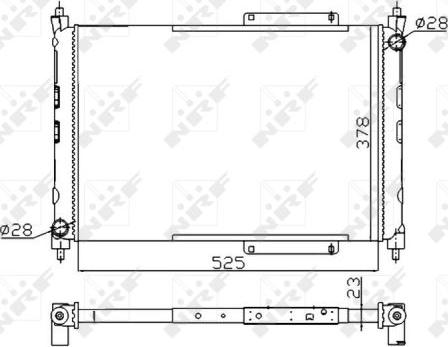 NRF 55425A - RADIATORS 55425A