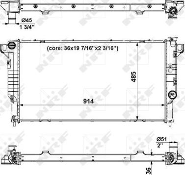 NRF 56024 - RADIATORS 56024
