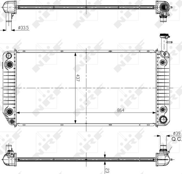 NRF 56093 - RADIATORS 56093