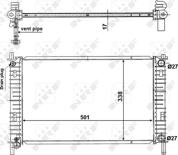 NRF 56134 - RADIATORS 56134