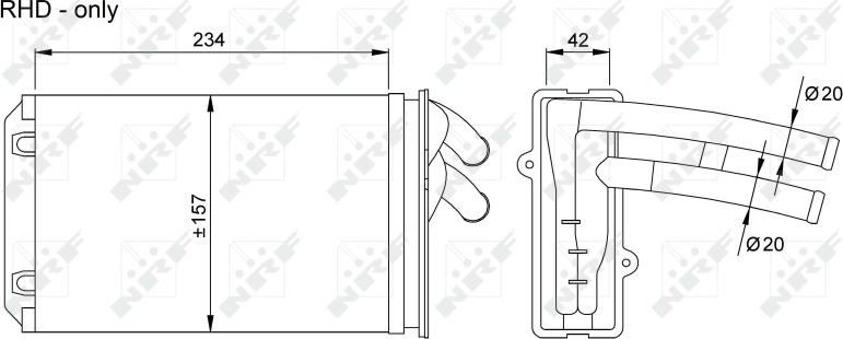 NRF 58035 - 58035 SALONA RADIATORS