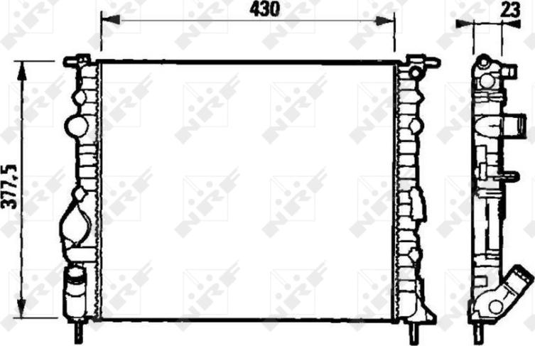 NRF 58192 - RADIATORS 58192