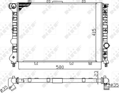 NRF 58202A - 58202A RADIATORS ALFA