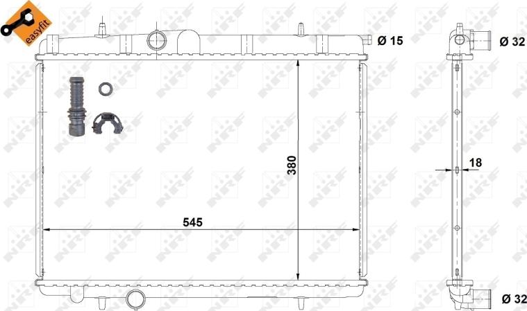 NRF 58299 - RADIATORS 58299