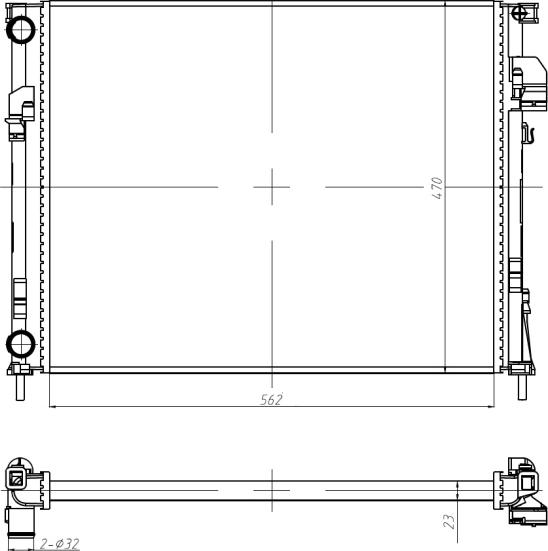 NRF 58332A - RADIATORS 58332A
