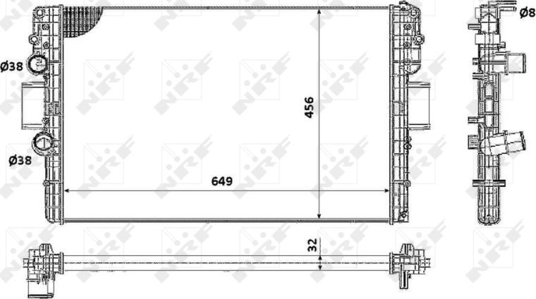 NRF 58361 - RADIATORS 58361