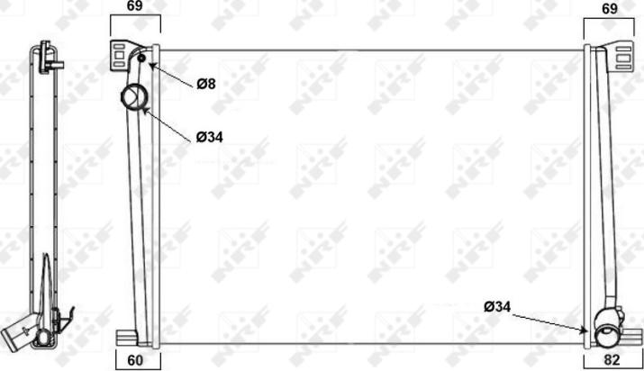 NRF 58472A - 58472A RADIATORS MINI