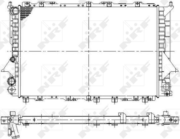 NRF 58868 - 58868 RADIATORS AUDI