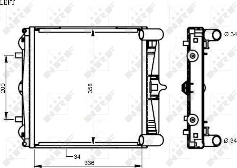 NRF 59130 - 59130 RADIATORS PORSCHE