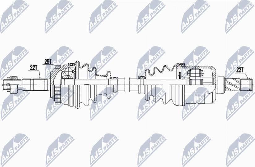 NTY NPW-PL-162 - Auto Part