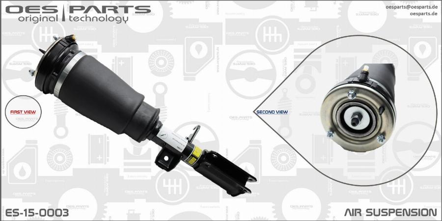 OES PARTS ES-15-0003 - Pneimoatsperes statnis