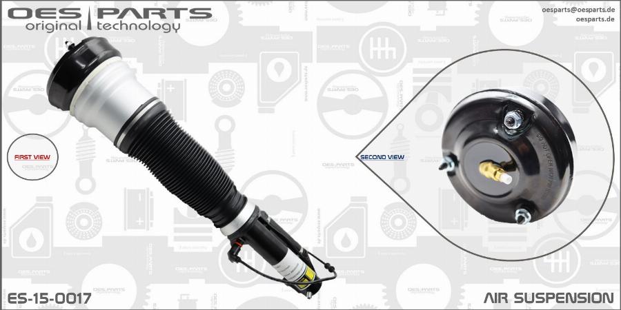 OES PARTS ES-15-0017 - Pneimoatsperes statnis