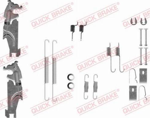 QUICK BRAKE 105-0847S - REM. KOMPLEKTS