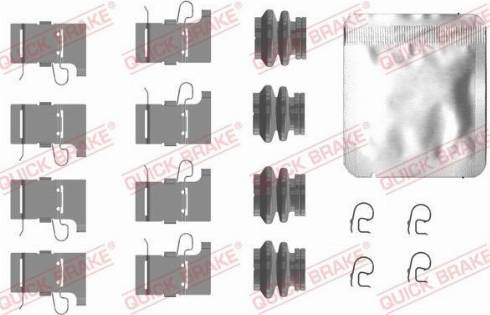 QUICK BRAKE 109-0084 - REM.KOMPLEKTS