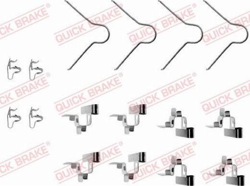 QUICK BRAKE 109-1030 - 1030 FBA451