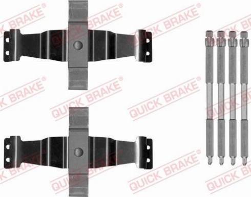 QUICK BRAKE 109-1886 - Piederumu komplekts