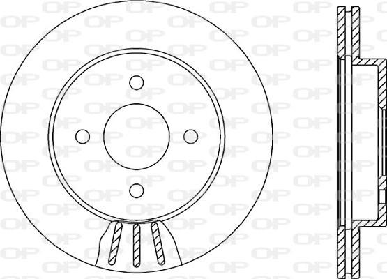 Blue Print ADN14397 - BREMŽU DISKS