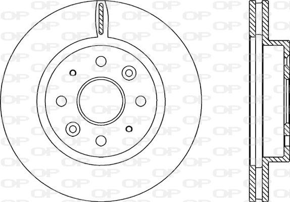 Blue Print ADG04383 - BREMŽU DISKS