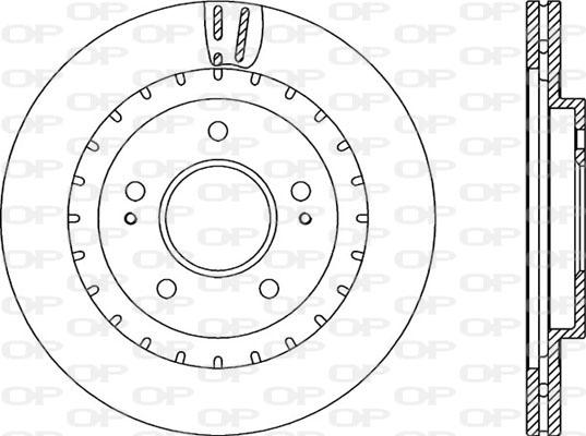 Blue Print ADC44377 - Bremžu diski