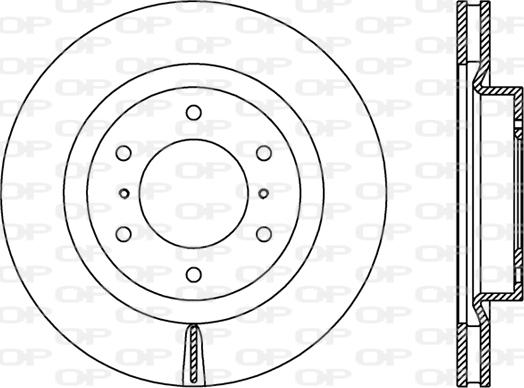 Blue Print ADC443114 - BREMŽU DISKS