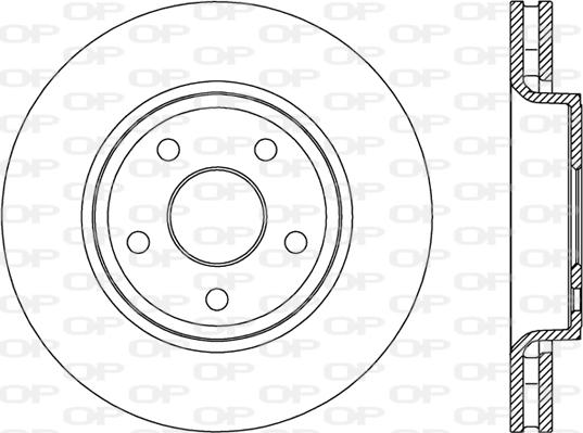 Blue Print ADA104362 - BREMŽU DISKS
