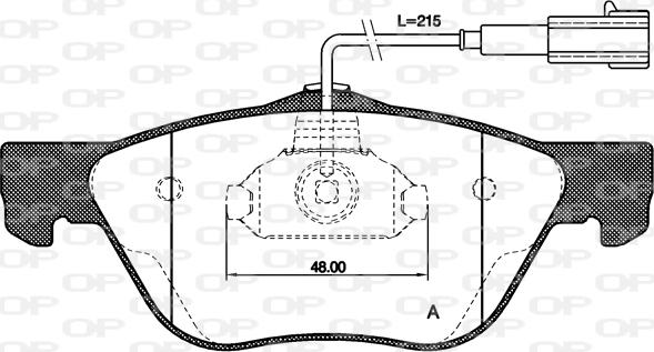 VALEO 301023 - Bremžu uzliku kompl
