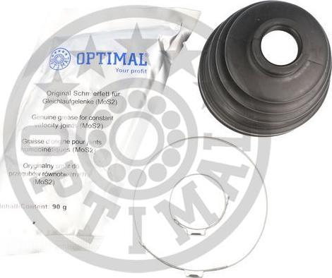OPTIMAL CVB-10294CR - Putekļusargs, Piedziņas vārpsta