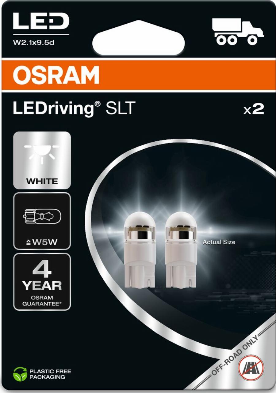 OSRAM 2845DWP-2BL - W5W LED AUTOLAMPAS