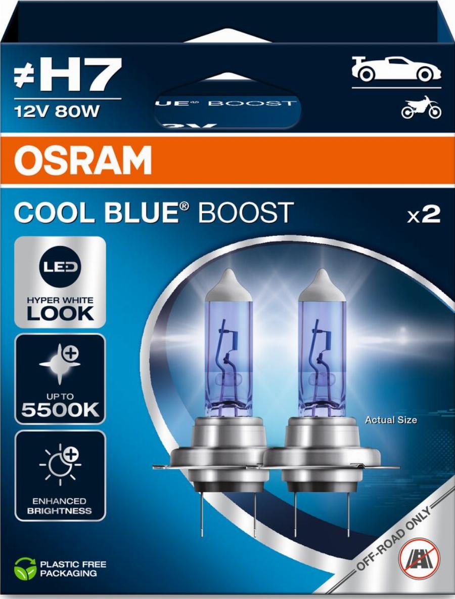 OSRAM 62210CBB-2HB - H7 AUTOLAMPAS 80W