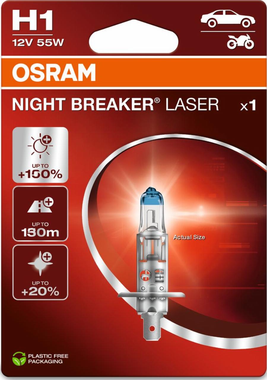 OSRAM 64150NL-1BL - H1 AUTOLAMPA 55W